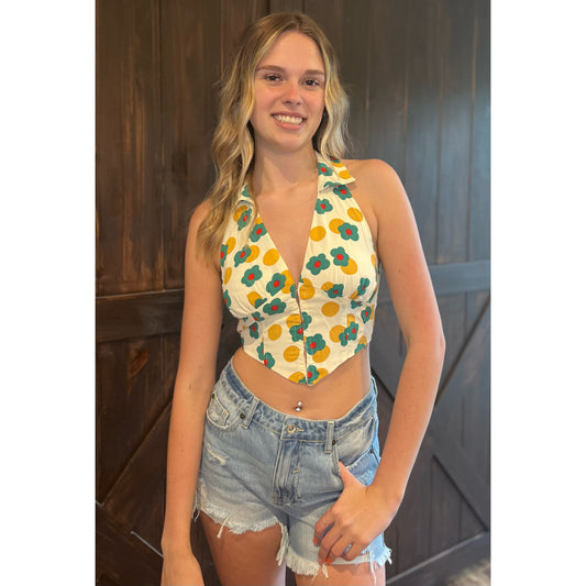 Halter Daisy Top